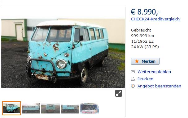 Find and Buy Volkswagen Bus T1
