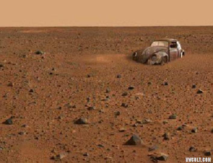 VW Beetle on Mars