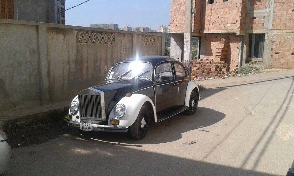 VW Beetle as. Rolls Royce